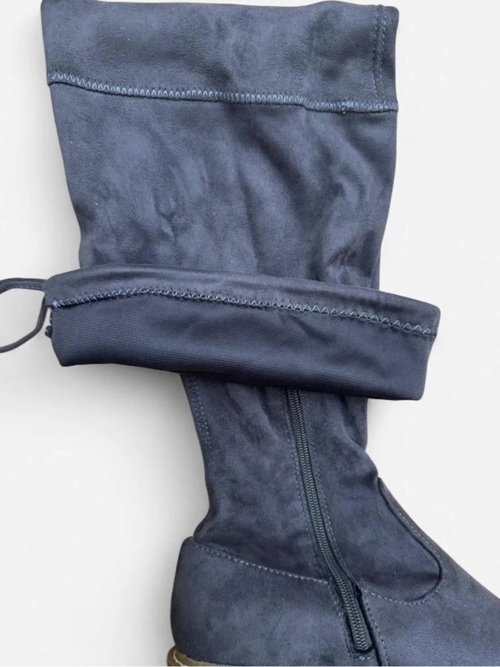 Nicole Miller Gray Over-the-Knee Boots